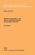 Cover: Multiloop Amplitudes in the Theory of Quantum Strings and Complex Geometry: Part 1 - Cambridge Scientific Publishers