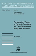 Cover: Perturbation Theory in Periodic Problems for Two-Dimensional Integrable Systems: Part 3 - Cambridge Scientific Publishers