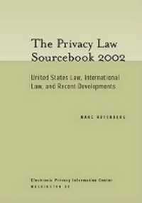 Enlarge image Cover: Privacy Law Sourcebook 2002 - EPIC
