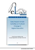 Cover: Early Impact of ELIB Activities on Cultural Change in Higher Education - Library Information Technology Centre