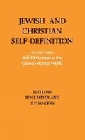 Cover: Jewish and Christian Self-Definition: Vol. 3 Self-Definition in the Graeco-Roman World - SCM Press