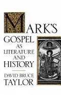 Cover: Mark's Gospel as Literature and History - SCM Press