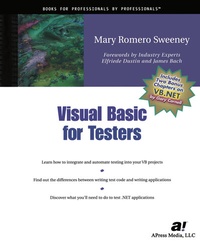 Abbildung von: Visual Basic for Testers - Apress