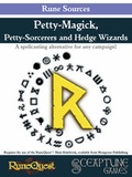 Cover: Petty-Magick, Petty-Sorcerers and Hedge Wizards - Sceaptune Games