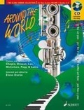 Cover: Around the World, Grades 6-8: The Elena Duran Collection 2 for Flute & Piano, Volume 3 [With CD (Audio)] - Schott