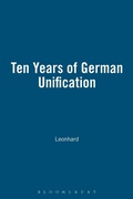 Cover: Ten Years of German Unification - University of Birmingham Press