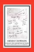 Cover: Ernest Dowson - University of Birmingham Press