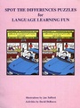 Cover: Spot the Differences Puzzles for Language Learning Fun - Full Blast Productions