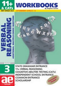 Enlarge image Cover: 11+ Verbal Reasoning: Workbook Bk. 3 - Accelerated Education Publications Ltd
