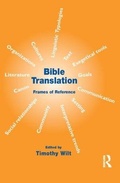 Cover: Bible Translation - St Jerome Publishing