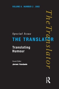 Enlarge image Cover: Translating Humour - St Jerome Publishing