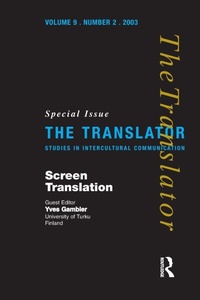 Enlarge image Cover: Screen Translation - St Jerome Publishing