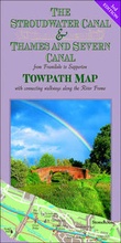 Cover: The Stroudwater Canal & Thames and Severn Canal Towpath Map - Darien-Jones Publishing