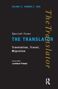 Cover: Translation, Travel, Migration - St Jerome Publishing