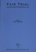 Cover: Sir Thomas More Lectures 1998 - Wildy, Simmonds and Hill Publishing