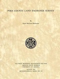 Cover: Pima County Land Exchange Survey - Arizona State Museum