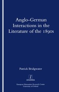 Cover: Anglo-German Interactions in the Literature of the 1890s - Legenda