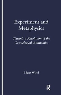 Enlarge image Cover: Experiment and Metaphysics - Legenda