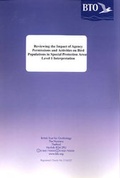 Cover: Reviewing the Impact of Agency Permissions and Activities on Bird Populations in SPAs: Interpretation and Appendices Level 1 - British Trust for Ornithology