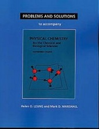 Abbildung von: Student Problems and Solutions Manual for Physical Chemistry for the Chemical and Biological Sciences - University Science Books,U.S.