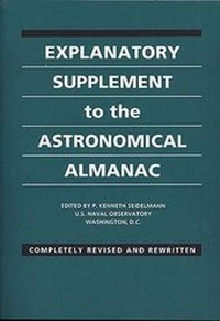 Abbildung von: The Explanatory Supplement to the Astronomical Almanac - University Science Books,U.S.