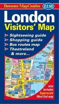 Abbildung von: London Visitors' Map - Bensons MapGuides