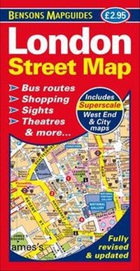Abbildung von: London Street Map - Bensons MapGuides