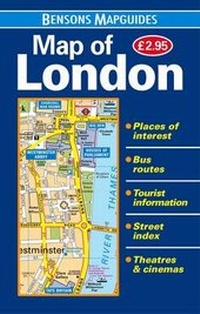 Abbildung von: Map of London - Bensons MapGuides