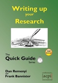 Cover: Writing Up Your Research - Academic Conferences & Publishing International Ltd