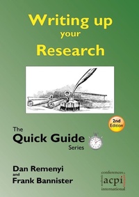 Enlarge image Cover: Writing Up Your Research - Academic Conferences & Publishing International Ltd