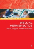 Cover: SCM Studyguide: Biblical Hermeneutics - SCM Press
