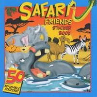 Enlarge image Cover: Safari Friends Sticker Book - Red Bird Publishing