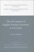 Cover: The Reception of English Puritan Literature in Germany - Maney Publishing