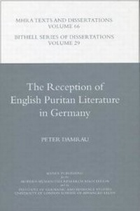 Enlarge image Cover: The Reception of English Puritan Literature in Germany - Maney Publishing