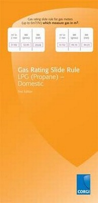 Enlarge image Cover: Gas Rating Slide Rule - CORGI Services Limited