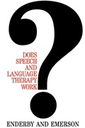 Cover: Does Speech and Language Therapy Work? - Wiley