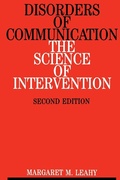 Cover: Disorders of Communication - Wiley