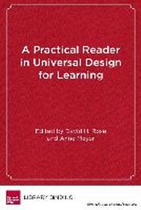 Enlarge image Cover: A Practical Reader in Universal Design for Learning - Harvard Educational Publishing Group
