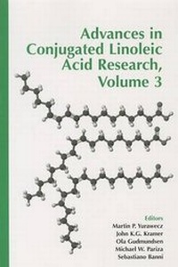 Enlarge image Cover: Advances in Conjugated Linoleic Acid Research, Volume 3 - American Oil Chemists' Society