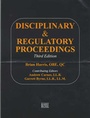 Cover: Disciplinary and Regulatory Proceedings - Barry Rose Law Publishers Ltd