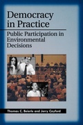 Cover: Democracy in Practice - Resources for the Future Press (RFF Press)