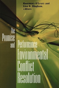 Enlarge image Cover: Promise and Performance Of Environmental Conflict Resolution - Resources for the Future Press (RFF Press)