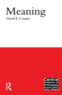 Enlarge image Cover: Meaning - Acumen Publishing Ltd