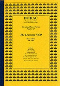 Enlarge image Cover: The Learning NGO - INTRAC