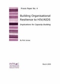 Cover: Building Organisational Resilience to HIV/AIDS - INTRAC