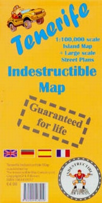 Abbildung von: Tenerife Indestructible Map - Indestructible Map Company Ltd