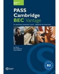 Abbildung von: Pass Cambridge Bec Vantage Student Book - Summertown Publishing Ltd