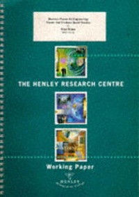 Enlarge image Cover: Business Process Re-engineering - Henley Management College