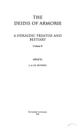 Cover: The Deidis of Armorie - Scottish Text Society