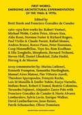 Cover: First Works - Architectural Association Publications